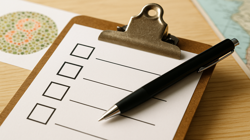 4.適切な色覚検査を受けるための具体的な行動指針