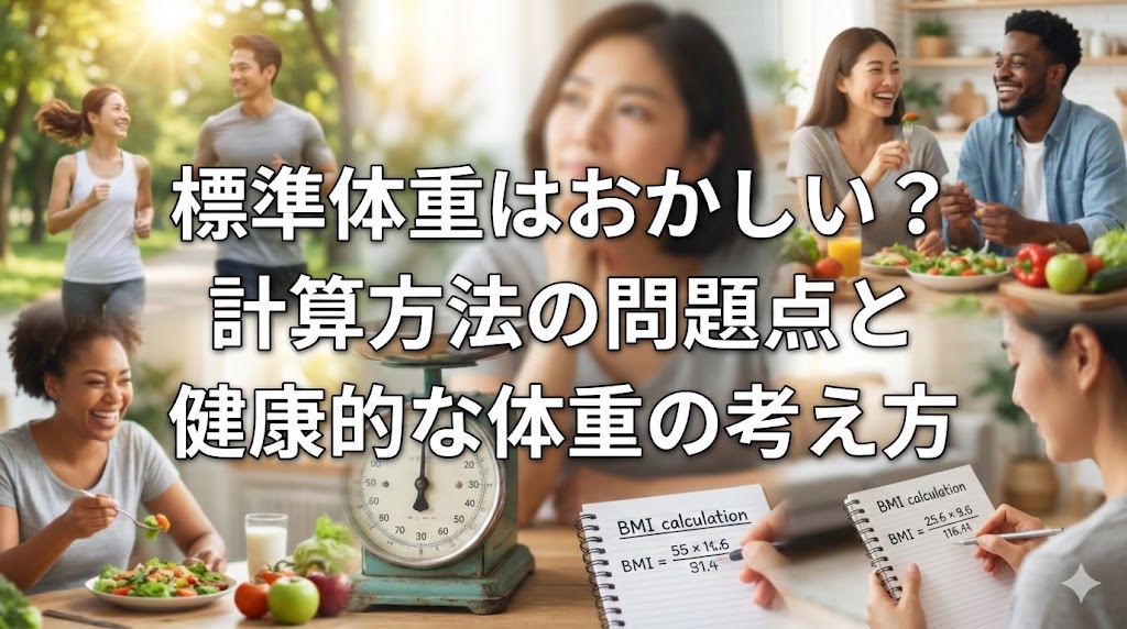 標準体重はおかしい?計算方法の問題点と健康的な体重の考え方