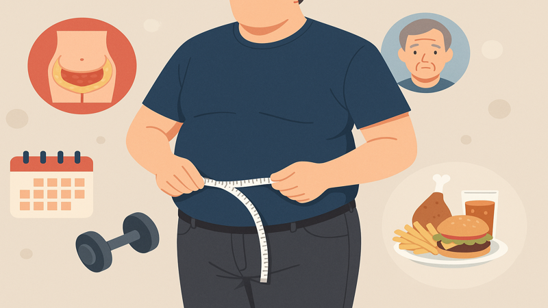 4.ウエストが太くなる原因と健康リスク