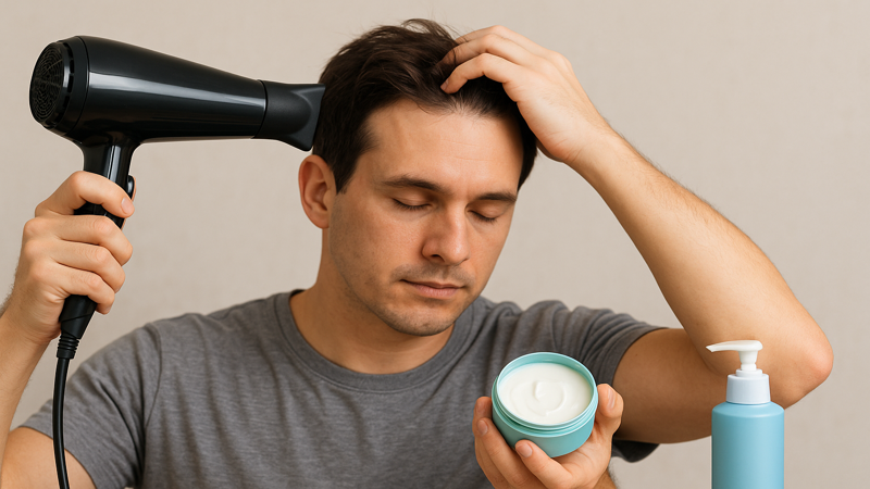 3.毛量が少ない悩みを解消するヘアケアとスタイリング