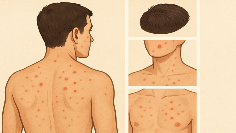 3.体の場所別ニキビの原因と対策