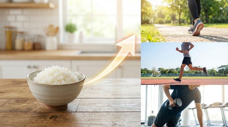 4.ご飯50gのカロリーを消費する運動量