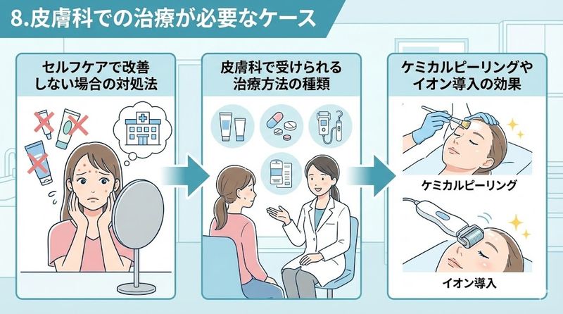 8.皮膚科での治療が必要なケース