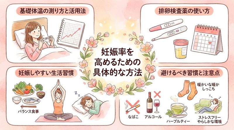 3.妊娠率を高めるための具体的な方法