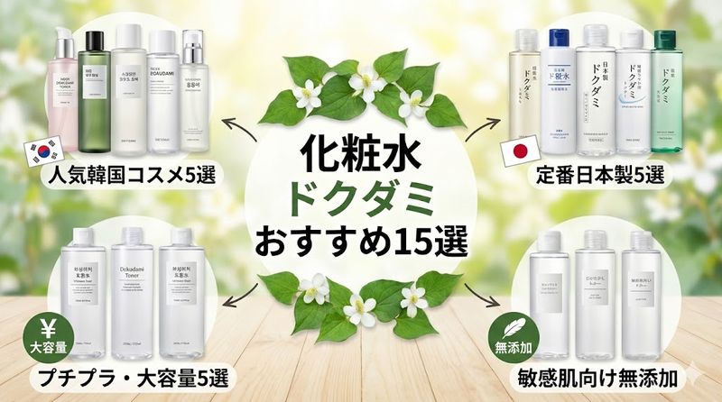 3.化粧水ドクダミおすすめ15選【人気ブランド・プチプラ】