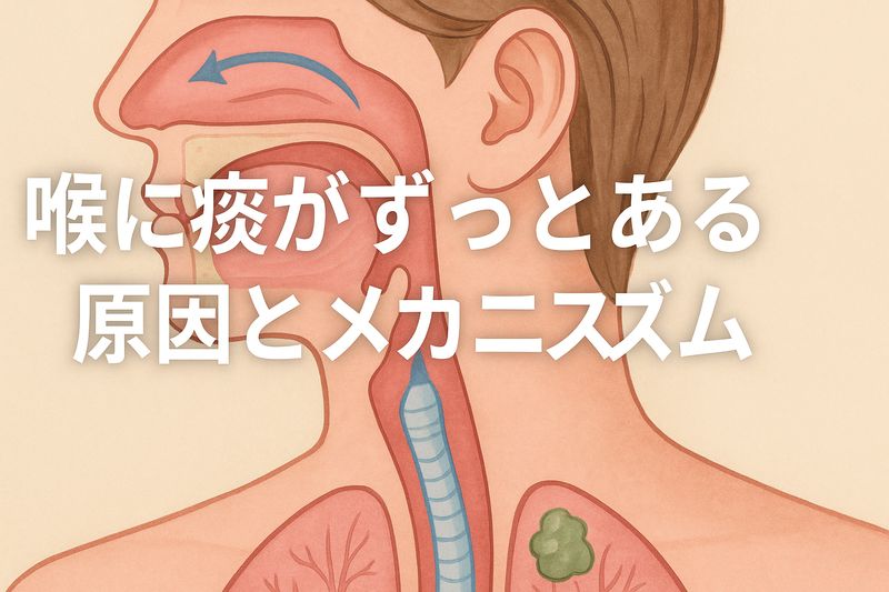 1.喉に痰がずっとある原因とメカニズム
