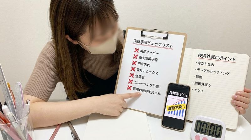 1.ネイル検定3級で不合格になる主な原因とは