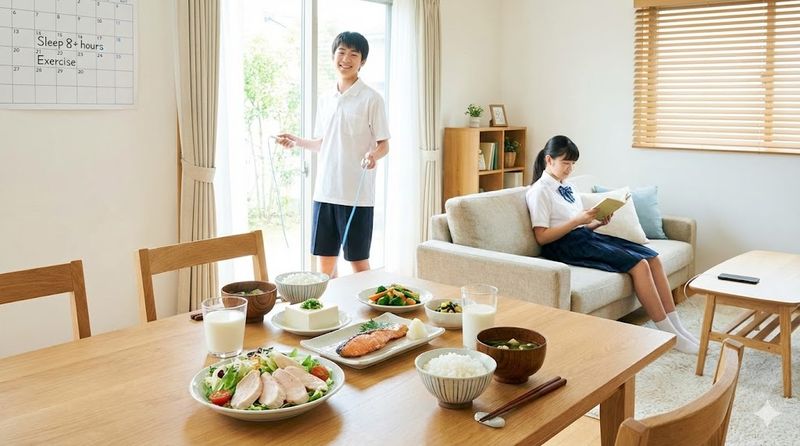 3.中学生が身長を伸ばすための生活習慣