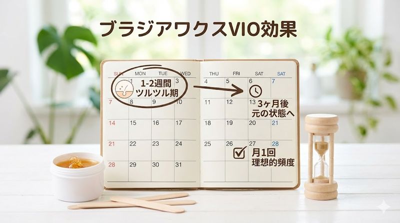 2.ブラジリアンワックスVIOの効果と持続期間