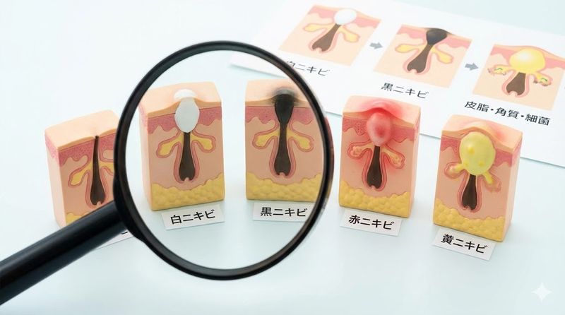 2.ニキビの芯の正体を知ろう