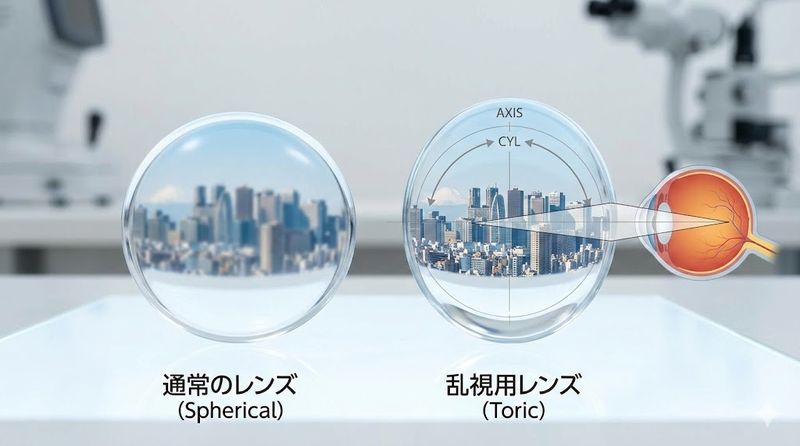 2.乱視用コンタクトレンズの仕組みと特徴