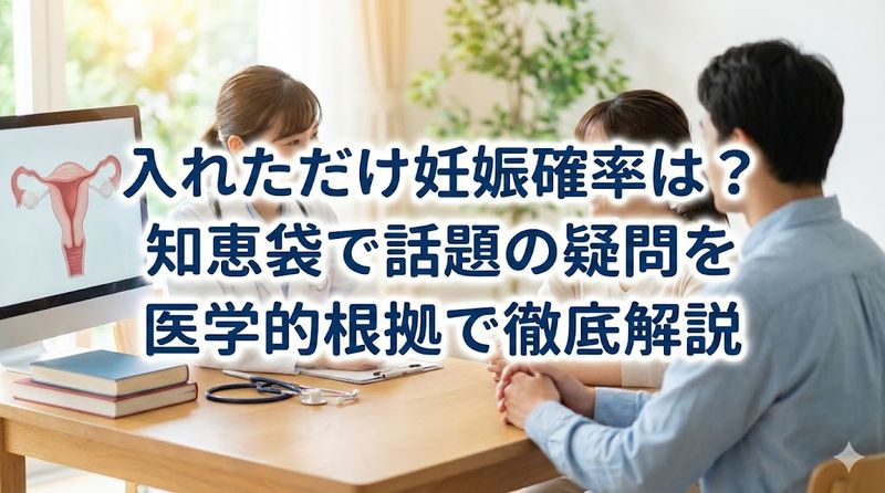 入れただけ妊娠確率は?知恵袋で話題の疑問を医学的根拠で徹底解説