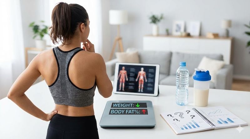 1.引き締まったのに体脂肪率が増えた理由