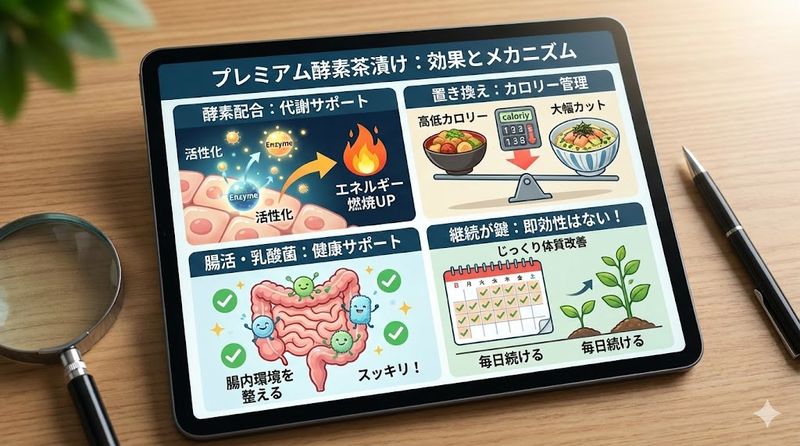 2.プレミアム酵素茶漬けの効果とは