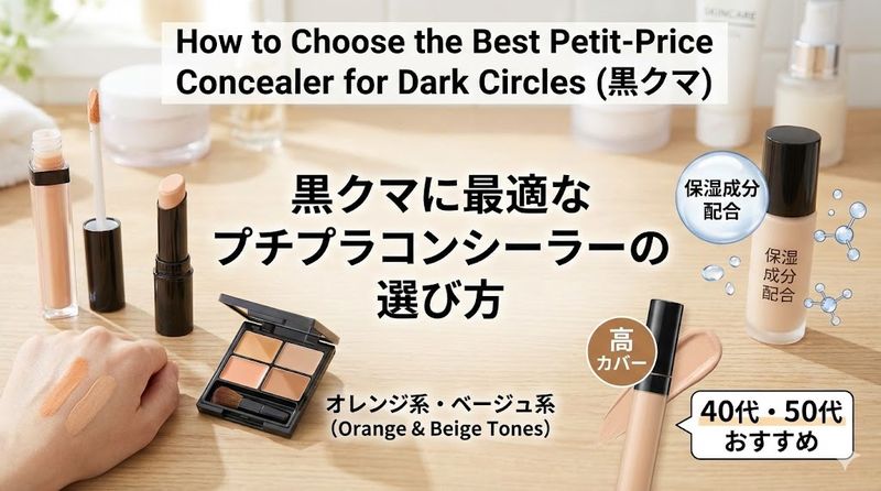 2. 黒クマに最適なプチプラコンシーラーの選び方