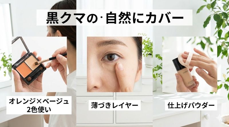 4. 黒クマを自然にカバーする正しい塗り方とコツ