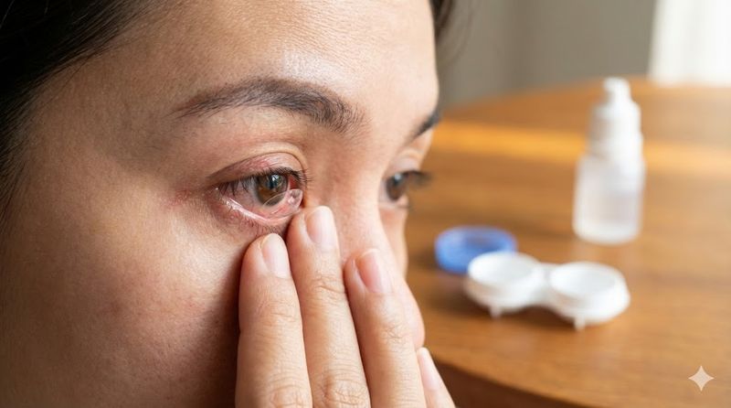 1.コンタクトつけたまま昼寝をするとどうなる？