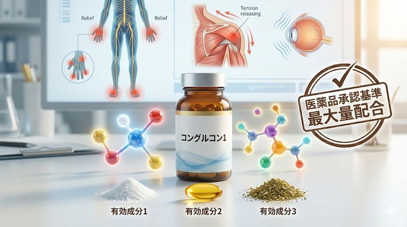 2.コングルコン1の効果と有効成分を解説