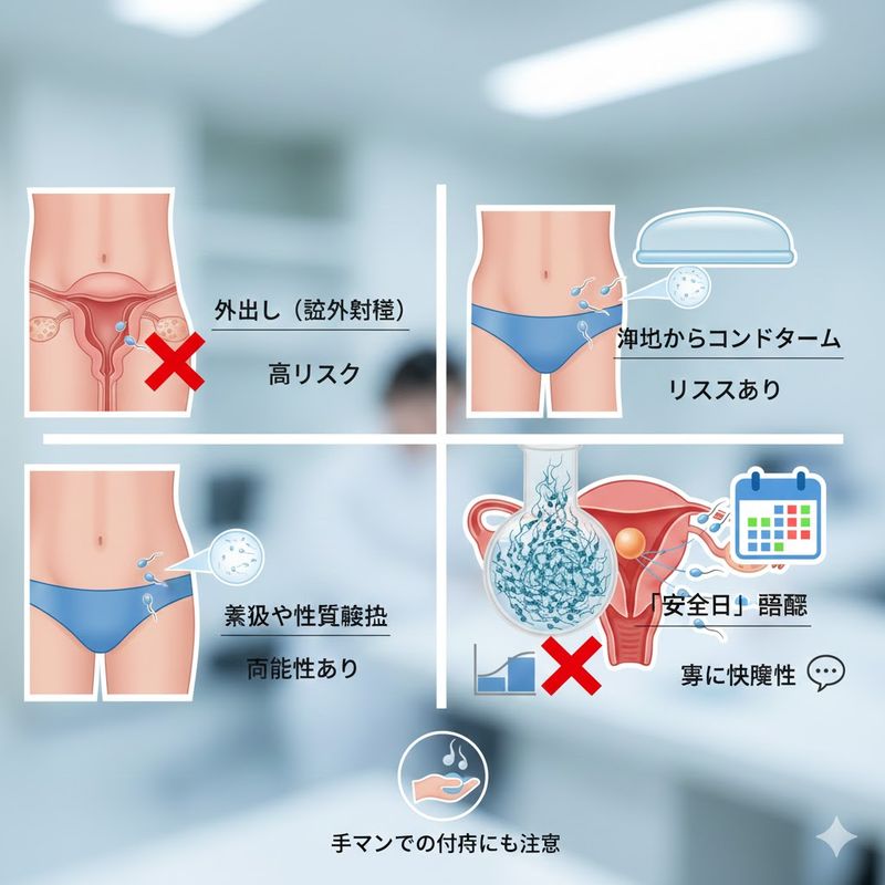 3.我慢汁による妊娠リスクが高まるケース