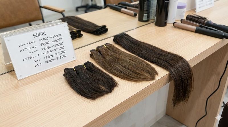 1.ボブからロングにするエクステの値段相場