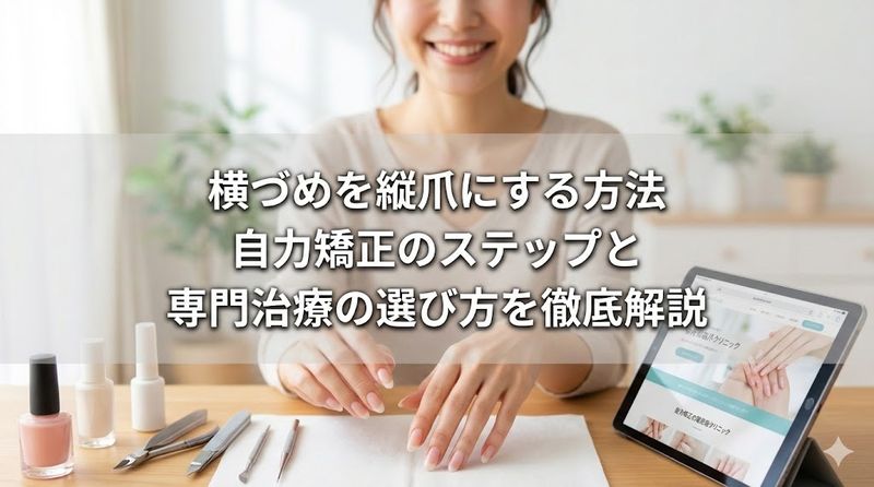 横づめを縦爪にする方法｜自力矯正のステップと専門治療の選び方を徹底解説
