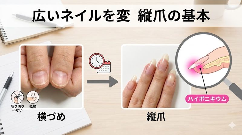 1.横づめを縦爪にする基礎知識