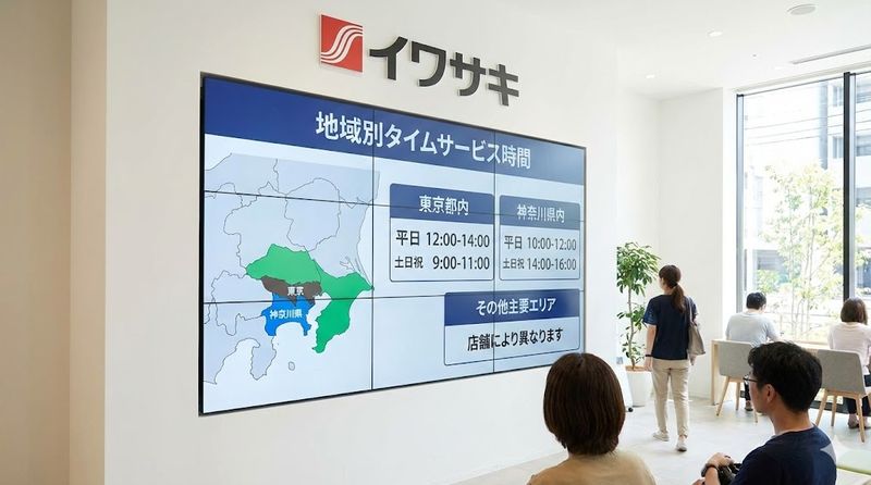 4.地域別のタイムサービス時間
