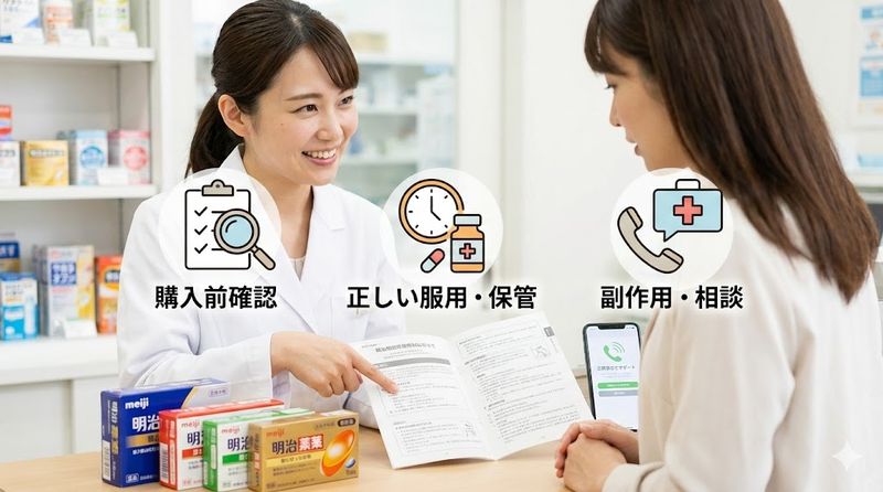 4.明治の薬品を安全に使用するためのポイント