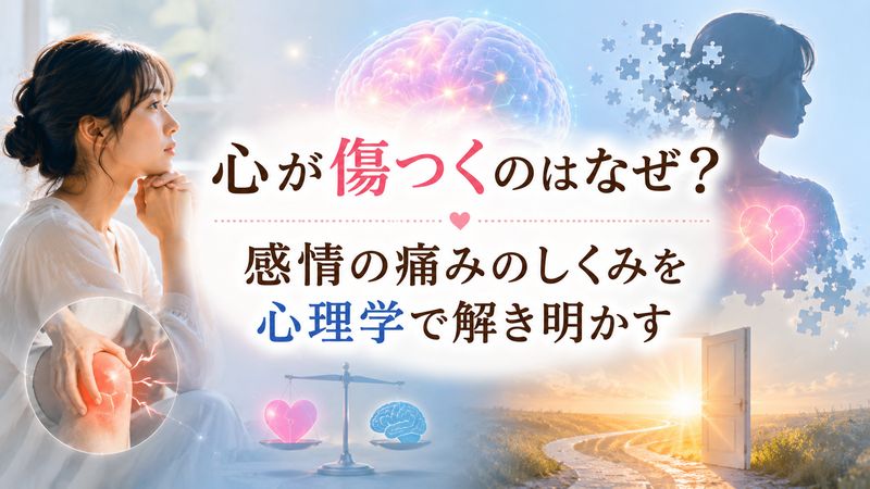 1.傷つくのはなぜ？感情が痛みを感じるメカニズム