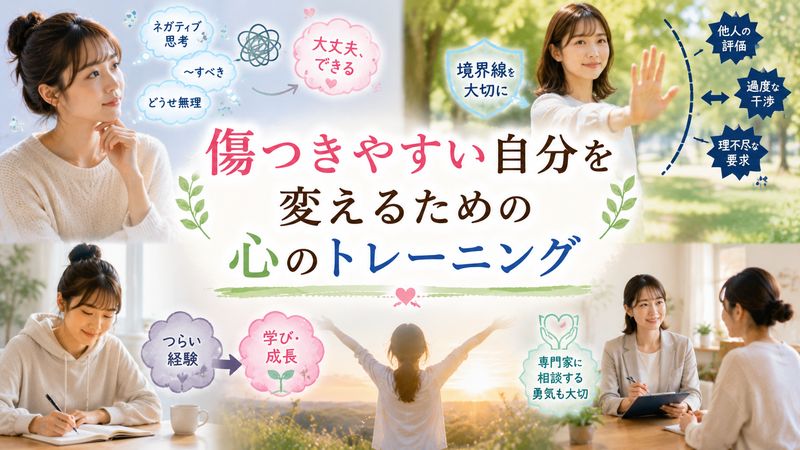 4.傷つきやすい自分を変えるための心のトレーニング