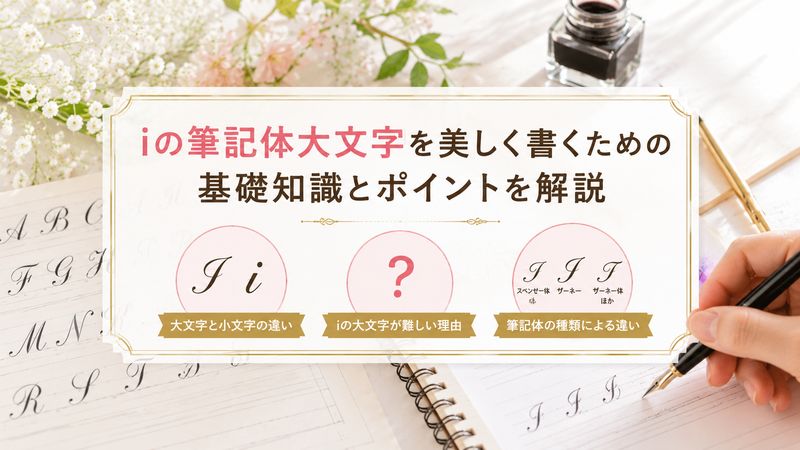 1. i筆記体大文字の基本知識と特徴