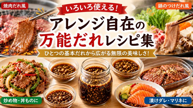 3.用途別アレンジ!スピードだれのバリエーションレシピ