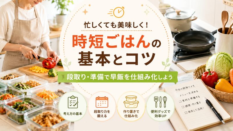 1.早飯の基本：時短ごはんの考え方と準備のコツ