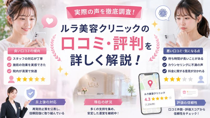 3.ルラ美容クリニックの実際の口コミ・評判