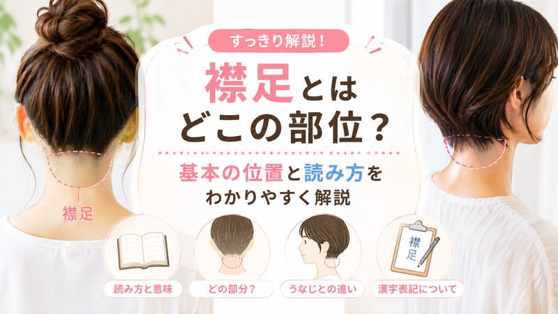 1.襟足とはどこの部位？基本の位置と読み方