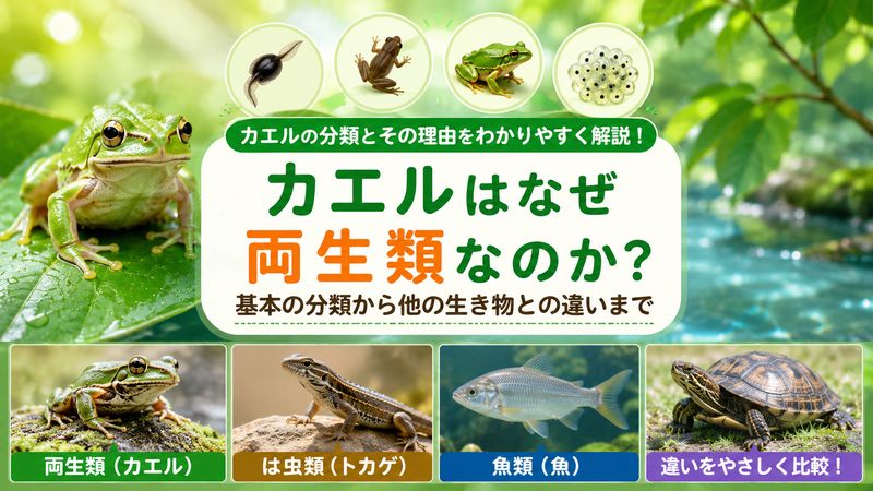 1.かえるは何類？基本の分類を解説