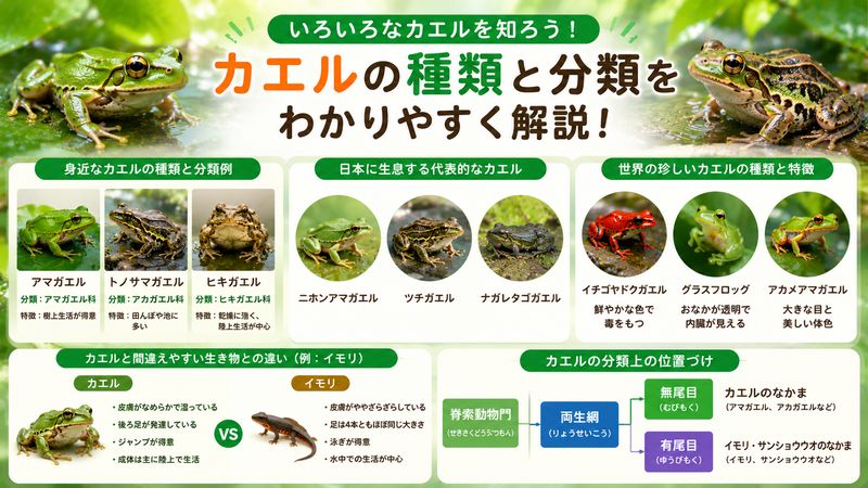 3.かえるの分類における具体例
