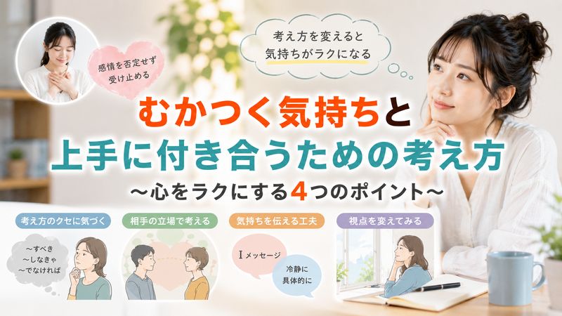 3.むかつく気持ちと上手に付き合うための考え方