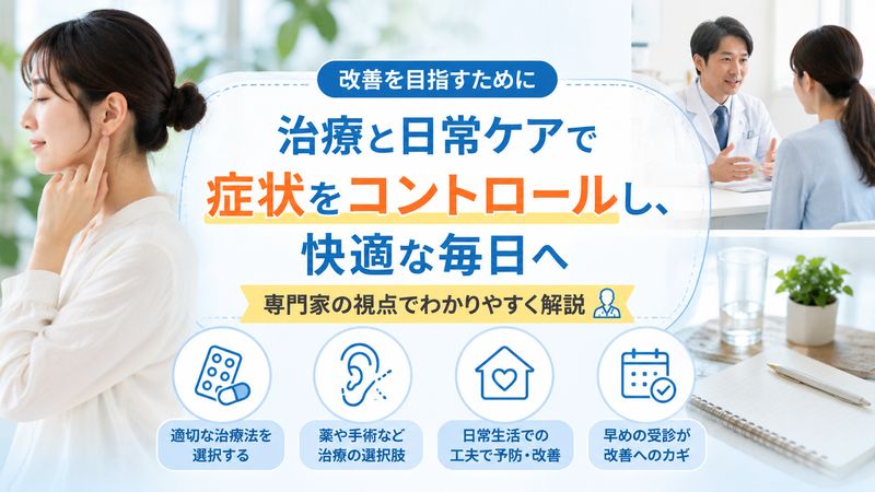 4.アーノロン症候群の治療法と日常生活での対処法【専門家監修ポイント】