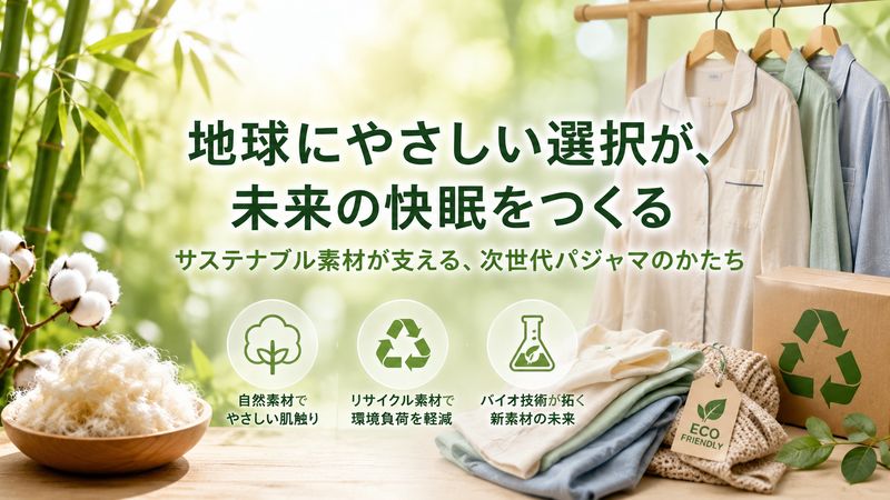 2.パジャマの未来を支えるサステナブル素材