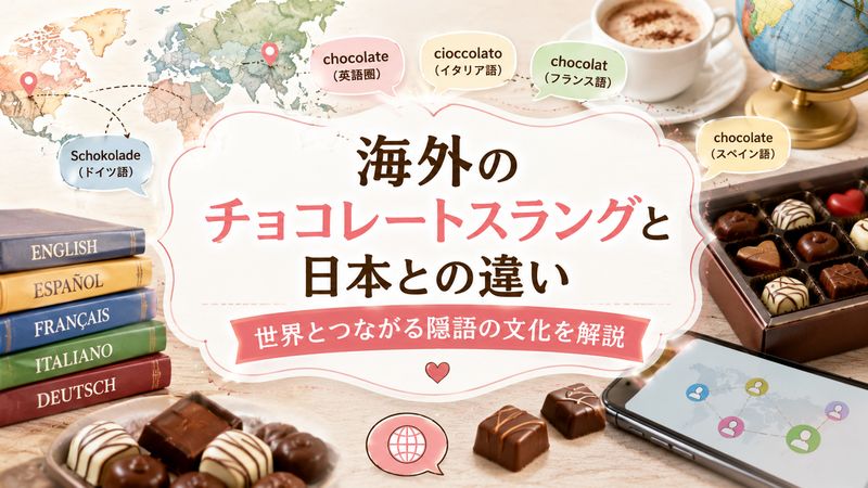 3. 海外のチョコレートスラングと日本との違い