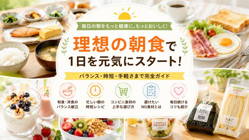 2.栄養バランスの取れたブレイクファストメニュー15選