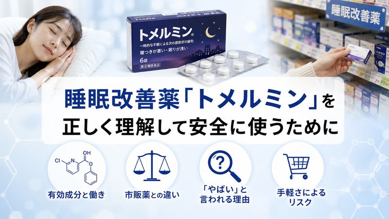 1.トメルミンとは?成分・効果・市販薬としての特徴
