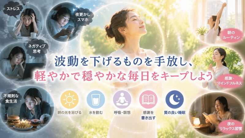 4.ハイブレーションを下げるNG習慣と状態をキープするコツ