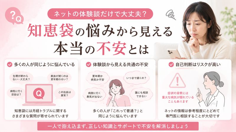 3.知恵袋の体験談・悩みから見える本当の不安