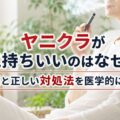 ヤニクラが気持ちいいのはなぜ？原因と正しい対処法を医学的に解説