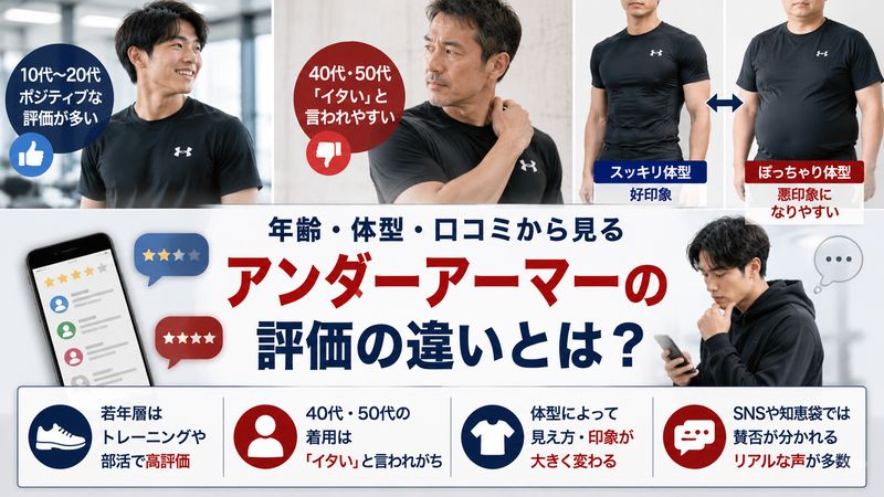2.年齢層・体型別に見る評判の違い