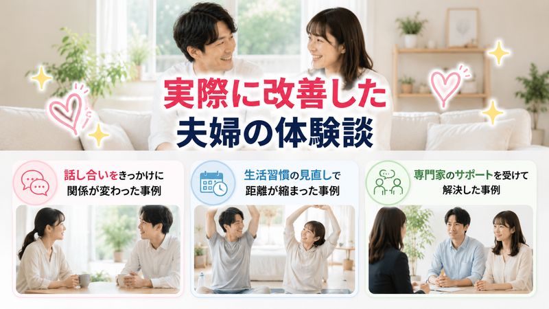 4.実際に改善した夫婦の体験談
