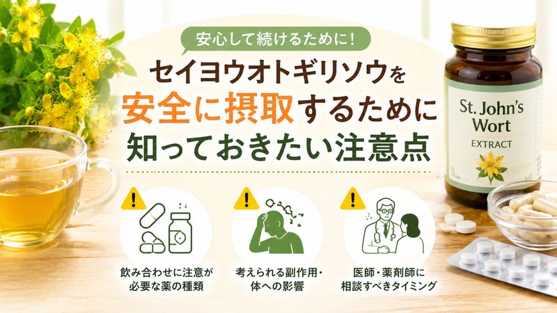 3.摂取時に知っておきたい注意点