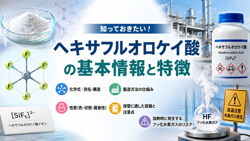 1.ヘキサフルオロケイ酸とは？基本情報と特徴